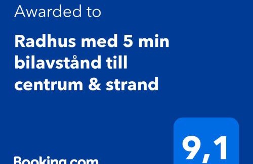 Halmstad Villa | Radhus med 5 min bilavstånd till centrum & strand