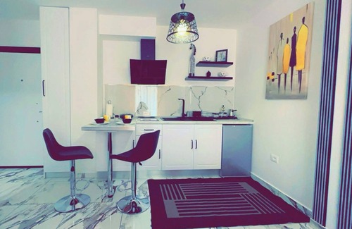 Shengjin Apartment | relax in this calm, stylish space. surrounded by a variety of businesses around