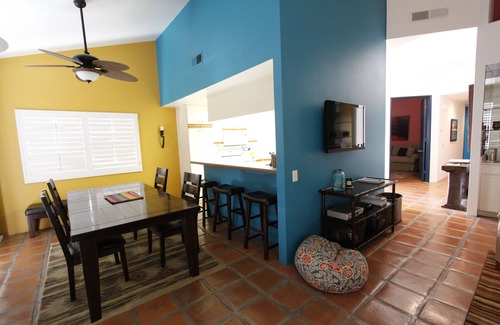 Palm Desert Condo | Relax with friends and family in this comfortable home.