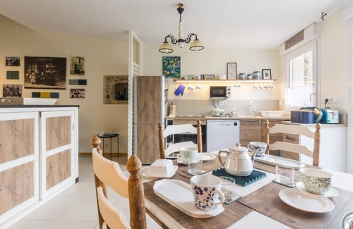 Barneville-Carteret Cottage | Renovated 18th-c. townhouse with enclosed garden near beaches and amenities