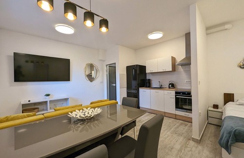 Zagreb Apartment | Renovated Condo w/Queen Bed, 65" TV & Washer