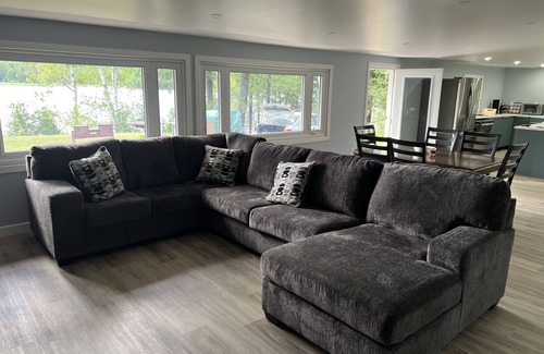 North Frontenac Cottage | Renovated spacious water front cottage great for families, 4 beds, fireplace/pit