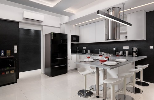 Ixia Apartment | Rhodes Skyline Suite - 3 Bedroom with inDoor Jacuzzi and Sea View