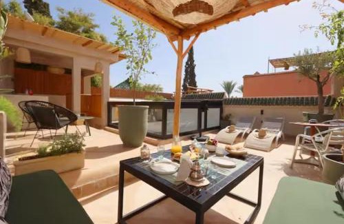 Bab Doukkala House | Riad Ptit Kech, Bassin terrasse - Petits déjeuners