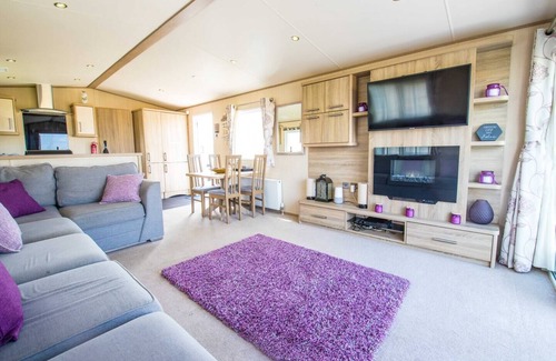 Camber Cabin | River Lodge Platinum Plus Holiday Home with Views, Decking, Wifi and Netflix