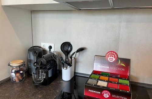 Offenbach am Main Apartment | River Main I Taunus View I Workplace I Kitchen