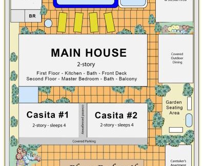 Pochomil House | Romantic Beachfront Casita w Pool - AC - Sleeps 4