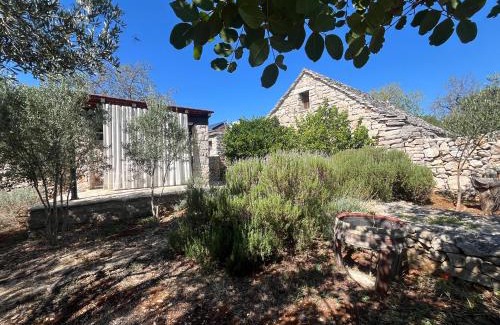 Veliki Drvenik House | Romantic stone house and yard near stunning beach