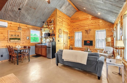Wimberley Cabin | Rustic Farmhouse Cottage w/Firepit & Pickleball