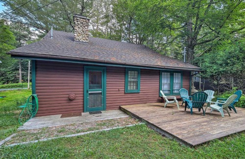 Saranac Lake House | Saranac Lake Cabin with Beach Access
