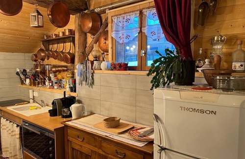 Araches-la-Frasse Ski Chalet | Savoyard farm renovated, authentic and warm. 150m2, cathedral ceilings