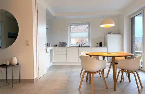 Fedderwardersiel Apartment | Sea and comfort - vacation apartment JAN with terrace and directly on the North Sea dike!