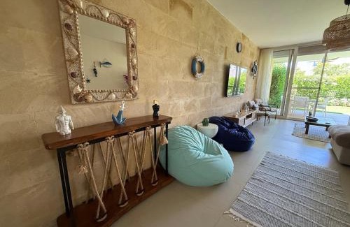Sidi Abd El-Rahman Apartment | Seashell Sidi Abdelrahman Luxury Ground Chalet 3 BR 2 Bathrooms With Maid Room Bathroom for Families only , Direct on Pool