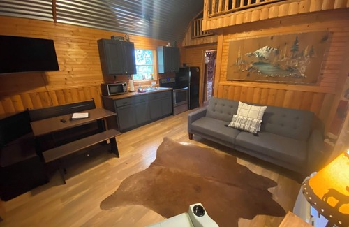 Paluxy Cabin | Secluded Escape with hot tub, tucked in nature