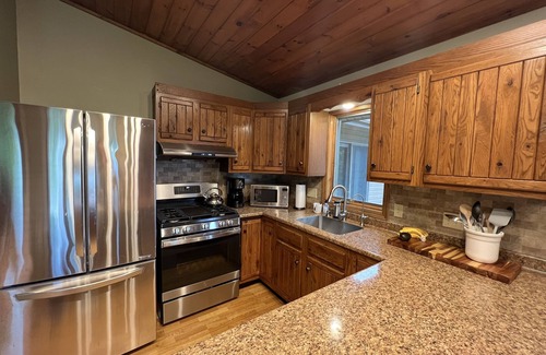 Himrod House | Seneca Lake View Retreat sits secluded on a 2 acre lot.