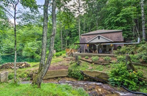 Todd House | Serene Todd Getaway with Private Pond and Creek Views!