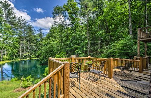 Todd House | Serene Todd Getaway with Private Pond and Creek Views!