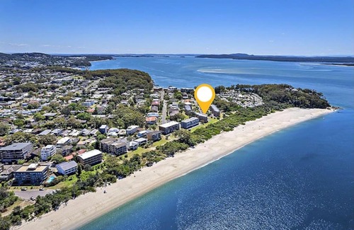 Nelson Bay Apartment | 'Serenity Now' Shoal Bay Beach Front with All Linen, WiFi and Air Con