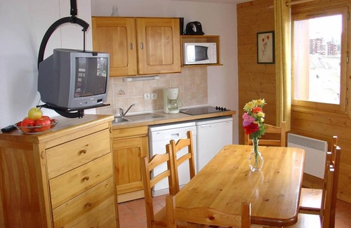 Plagne Soleil Apartment | Ski-in/ski-out & foot of the slopes, 32m², La Plagne