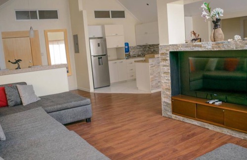 Montanita Condo | Sky Vista Suite is directly on the beach in town!