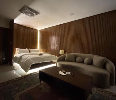 Islamabad Apartment | SkyLuxe Studio 2 with rooftop Pool & Self Check In