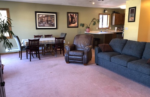 West Yellowstone Condo | Snowmobile trailer parking. Quiet, secure, in town
