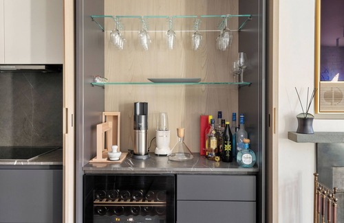 Chelsea Apartment | Sophisticated 1BR with Designer Finishes, Private Deck & AC