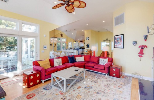 Corolla Light House | Sound-front with hot tub, pool, elevator, & rec room with pool table