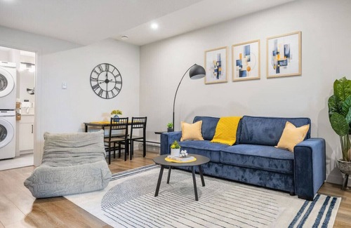 Cochrane Apartment | Southern Horizons | Mini Nordic Spa | Fenced Yard
