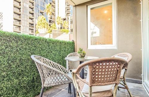North Melbourne Apartment | Spacious 2BR Apt with Balcony, Parking & Study Desk!