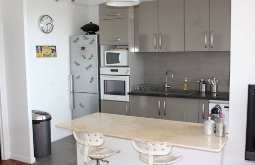 La Madeleine Apartment | Spacious and bright apartment in residence with swimming pool, sea view and park
