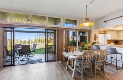 Kapalua Apartment | Spacious ground floor, ocean view Kapalua Ridge Villa private condo with AC