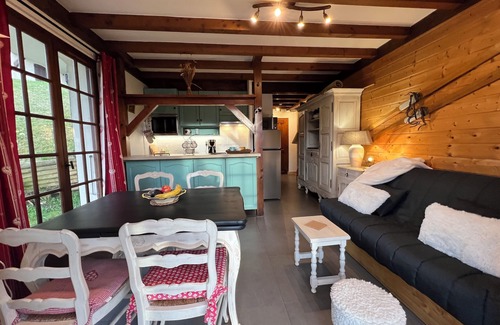 Crest-Voland Apartment | Spacious studio with terrace and mountain views