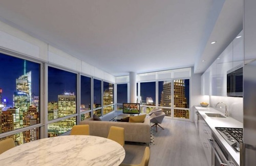 Koreatown Condo | Spectacular Studio with Pool and Outdoor Fireplace at Solari