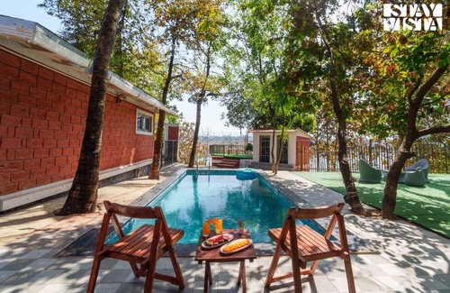Karjat Villa | StayVista's Backwater Hills - Lakeside Villa with Pool, Spacious Lawn & Indoor-Outdoor Activities