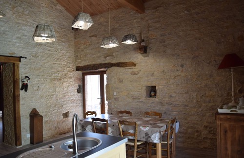 Saint-Antonin Noble Val House | Stone house with private indoor heated swimming pool, sauna, air conditioning