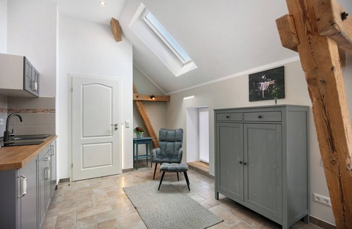 Ludwigsfelde Apartment | Studio Apartment 'Apartment 6 - Siethener See' with Shared Terrace and Wi-Fi