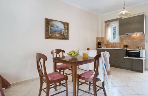 Anthousa Apartment | Studio Apartment 'Deluxe 3 Adults - A' with Shared Terrace, Wi-Fi and Air Conditioning