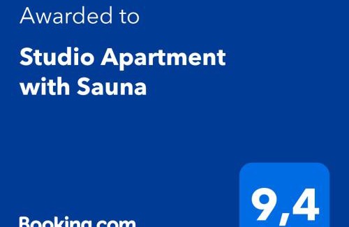 Beach Area Apartment | Studio Apartment with Sauna