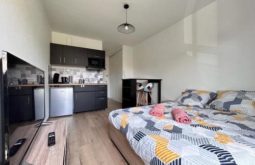 Teilhard Apartment | Studio confortable et lumineux proche des hôpitaux - Hotel de ville Beaumont