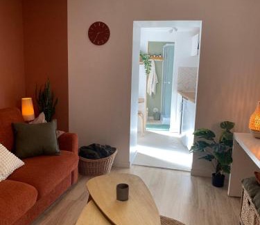 Bourg-Saint-Andeol Apartment | Studio cosy avec cour privative