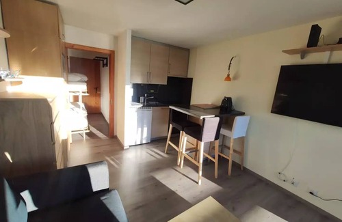 Veysonnaz Apartment | Studio for 4 near ski lift