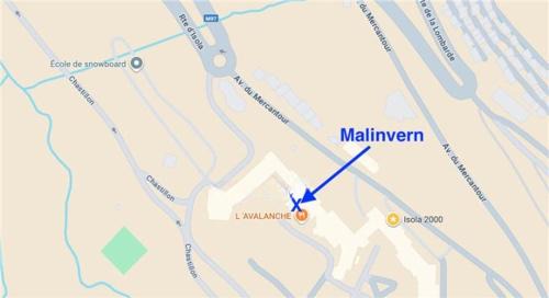 Isola Apartment | Studio Front de neige Parking inclus - Galerie marchande Isola 2000