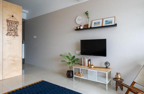 Pashan Apartment | Studio Sama I Curated Studio Apartment with Sunrise View