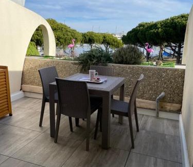 Le Grau-Du-Roi Apartment | Studio vue port, belle terrasse, piscine