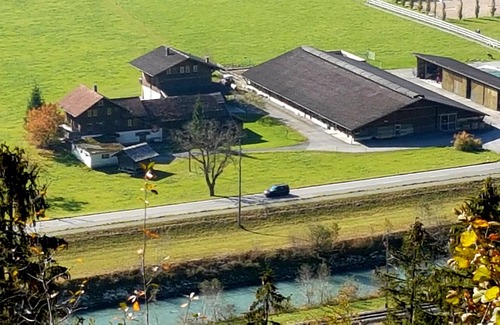 Tschingel Apartment | Studiowohnung mit Aussicht auf Wasserfall