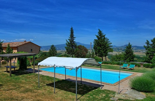 San Casciano dei Bagni Villa | Stunning private villa for 12 guests with WIFI, private pool, TV, patio, panoramic view and park...