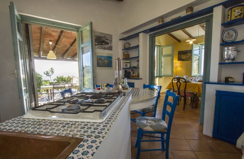 Catute Villa | Stunning hillside villa with pool overlooking the sea