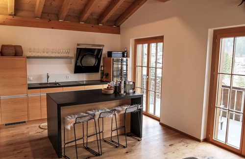 Laax House | Stunning private villa for 8 guests with WIFI, TV, patio, panoramic view and parking
