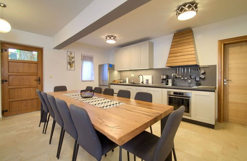 Senj House | Stunning private villa for 12 guests with A/C, hot tub, private pool, WIFI, TV and terrace